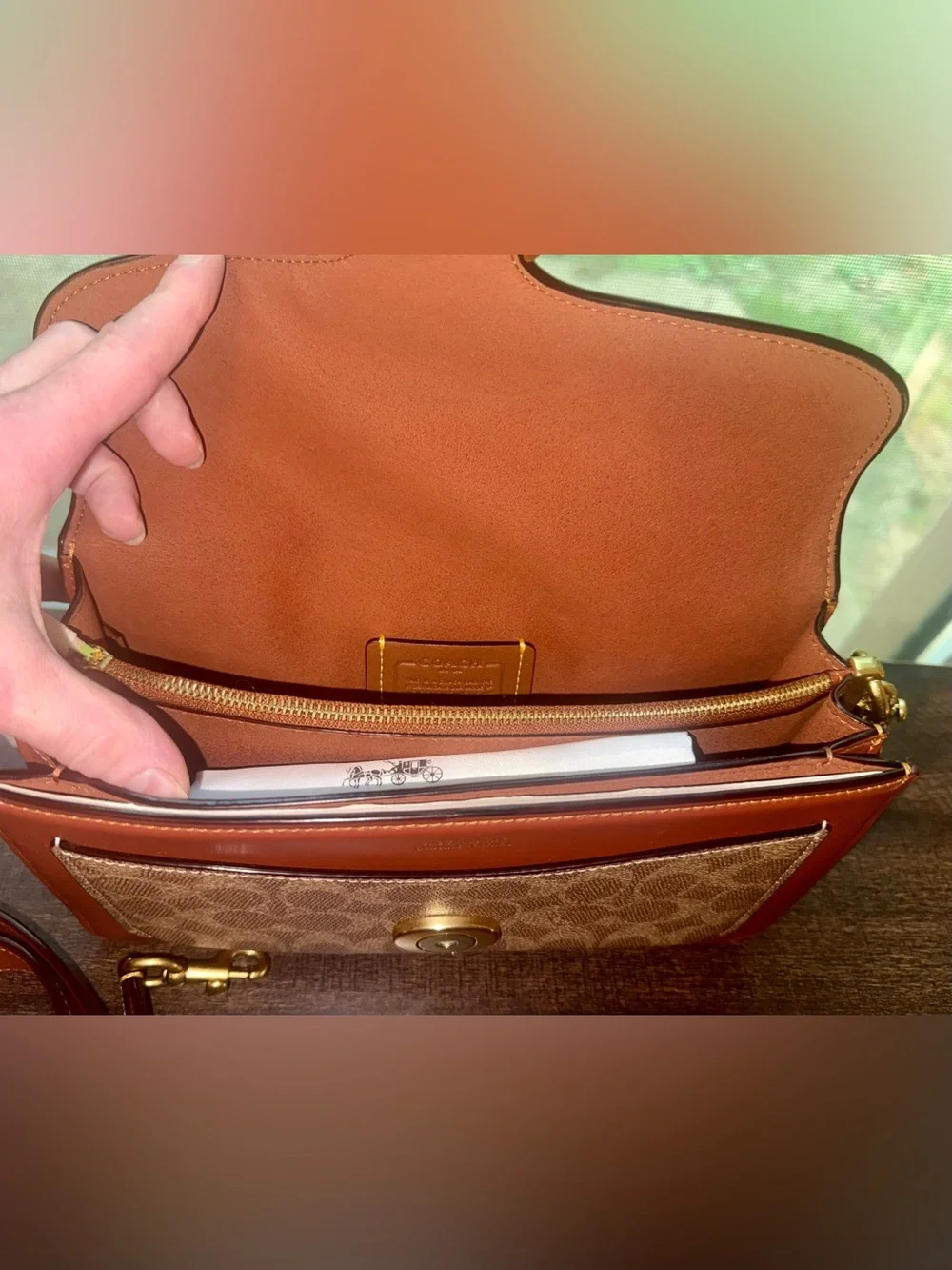 Coach Tabby 26 signature